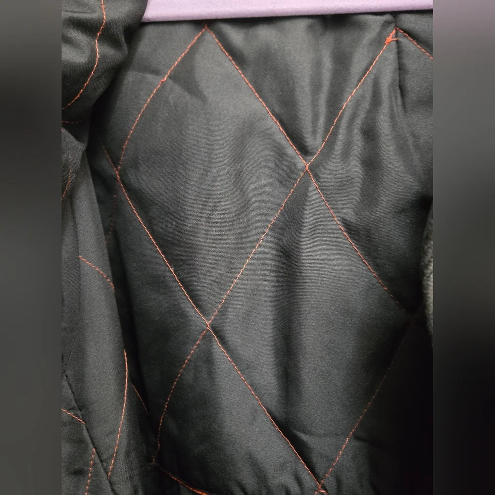 Sanyo Angora Wool Silk Cashmere Car Coat Jacket Outerwear Sz Medium Bittersweet